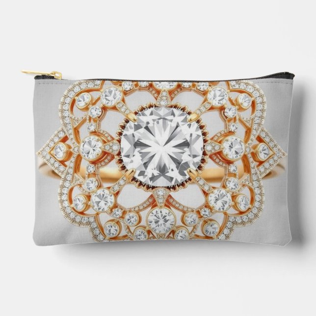 The soul of light - Diamant in its purity Accessory Pouch (Front)