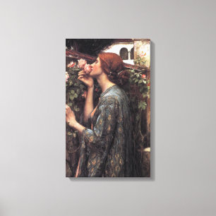 The Soul of the Rose (by John William Waterhouse) Canvas Print