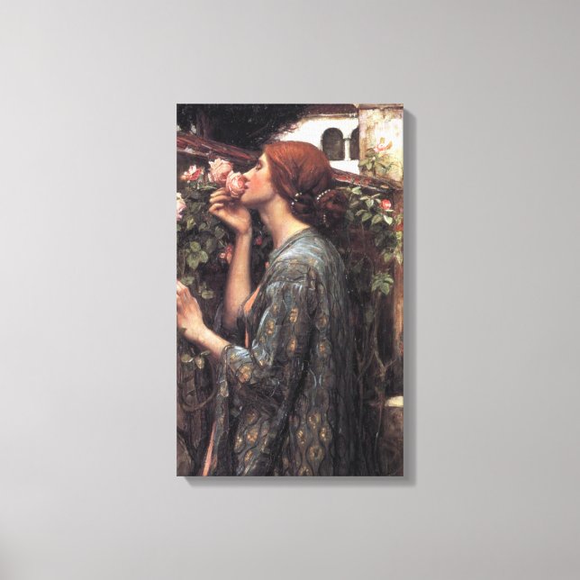 The Soul of the Rose (by John William Waterhouse) Canvas Print (Front)