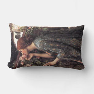 The Soul of the Rose (by John William Waterhouse) Lumbar Cushion