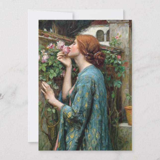 The Soul of the Rose | John William Waterhouse Card (Front)