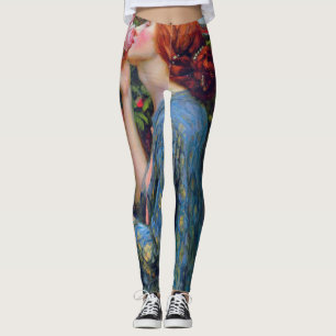 The Soul of the Rose, John William Waterhouse Leggings