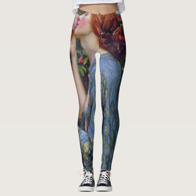 The Soul of the Rose, John William Waterhouse Leggings (Front)