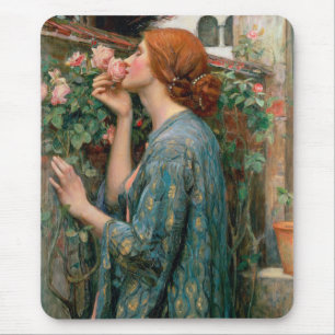 The Soul of the Rose - John William Waterhouse Mouse Mat