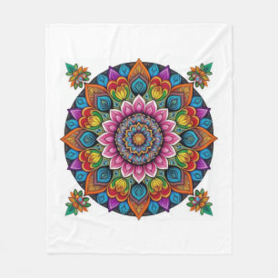 The Soul's Kaleidoscope Fleece Blanket