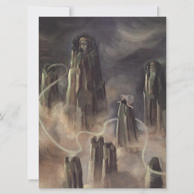The Souls of the Mountain (by Remedios Varo) Card (Front)