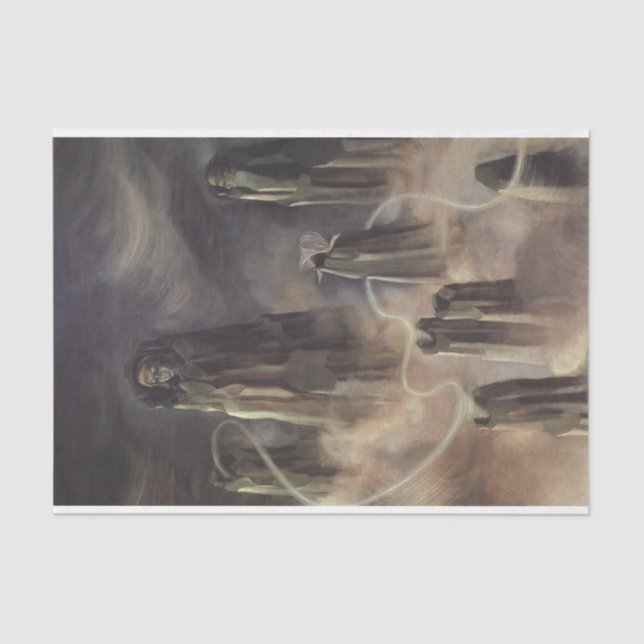 The Souls of the Mountain (by Remedios Varo) Tissue Paper (Front)