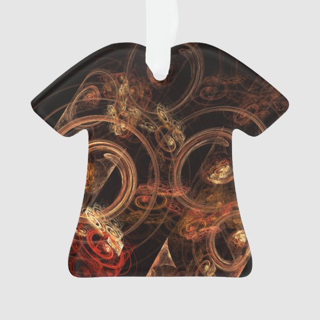 The Sound of Music Abstract Art Acrylic Shirt Ornament (Front)