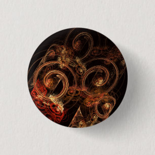 The Sound of Music Abstract Art Button (round)