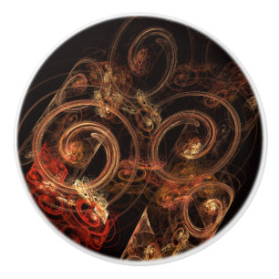 The Sound of Music Abstract Art Ceramic Knob