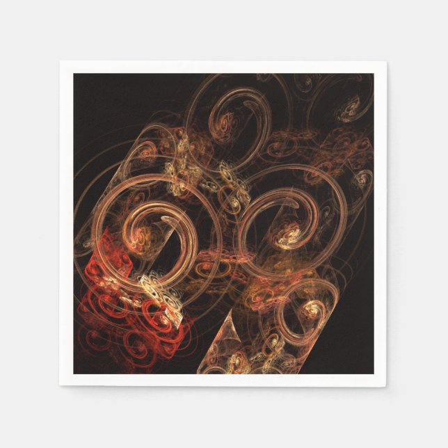 The Sound of Music Abstract Art Napkin (Front)