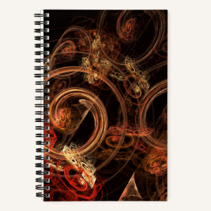 The Sound of Music Abstract Art Notebook