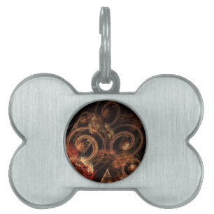 The Sound of Music Abstract Art Pet Tag