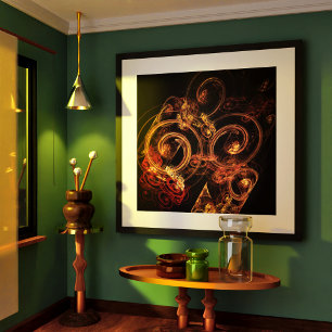 The Sound of Music Abstract Art Poster