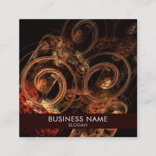 The Sound of Music Abstract Art Professional Square Business Card