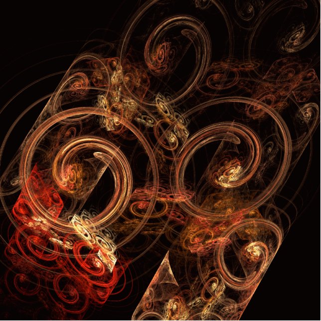 The Sound of Music Abstract Art Standing Photo Sculpture (Front)