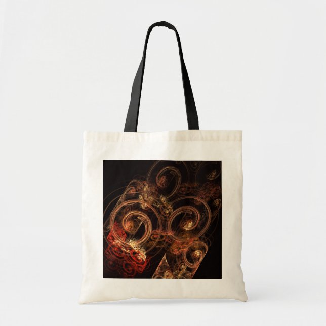 The Sound of Music Abstract Art Tote Bag (Front)