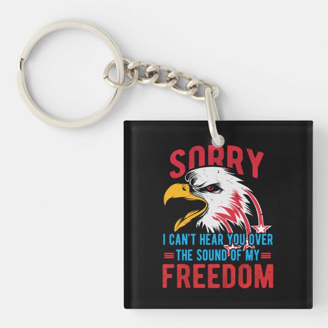 The Sound Of My Freedom Key Ring (Front)