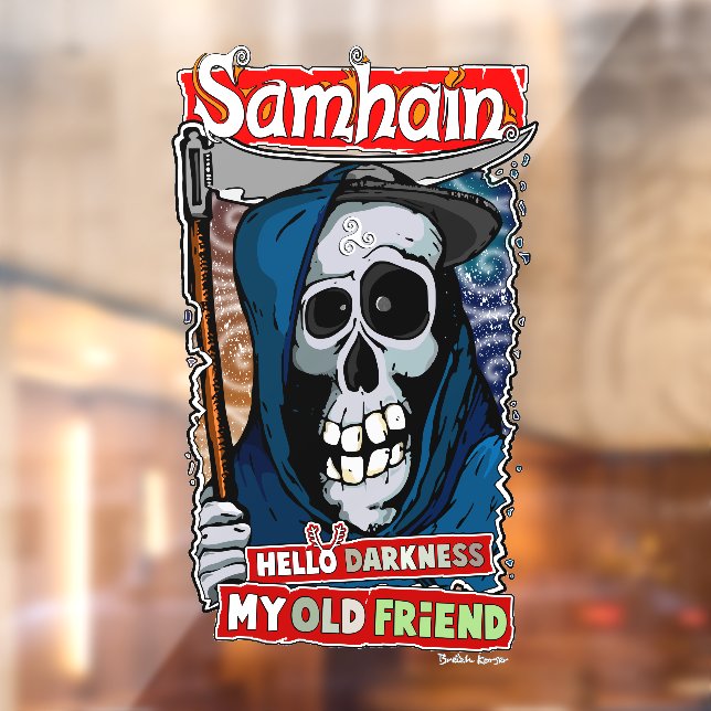 The sound of Samhain Window Cling (Sheet 2)