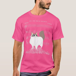 The Sound Of Silence Cat Classical Music Composer T-Shirt