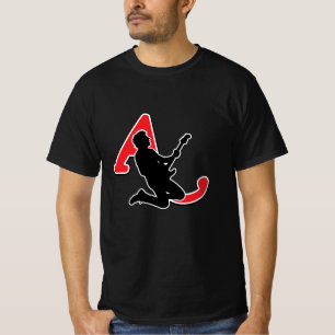 The Sound of Silence: Minimalist Rock Silhouette T-Shirt