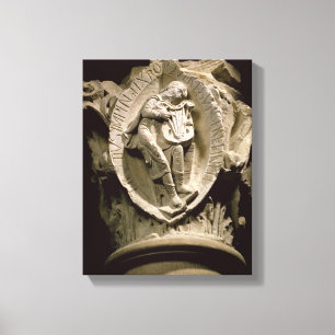 'The Sounds of Music', column capital from the amb Canvas Print