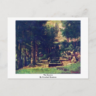 The Source By Courbet Gustave Postcard