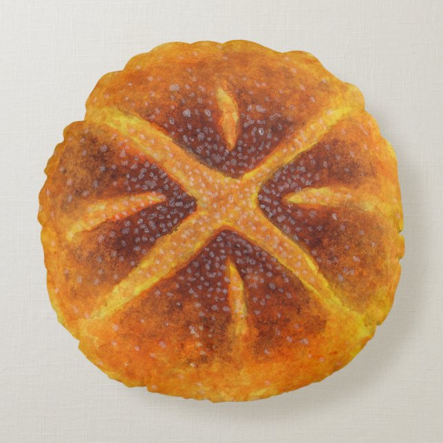 The Sourdough Bread Round Cushion (Front)
