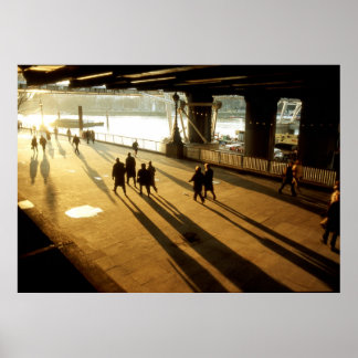 the south bank in london poster