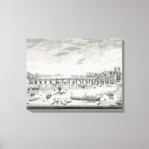 The South East Prospect of Westminster Bridge - Bo Canvas Print
