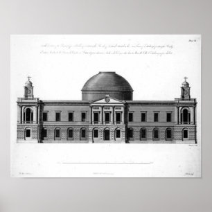 The South Elevation of Register House, Poster