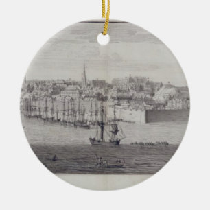 The South View of Berwick Upon Tweed, c.1743-45 (p Ceramic Tree Decoration