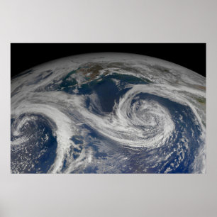 The Southern Alaska Coast And The Gulf Of Alaska. Poster