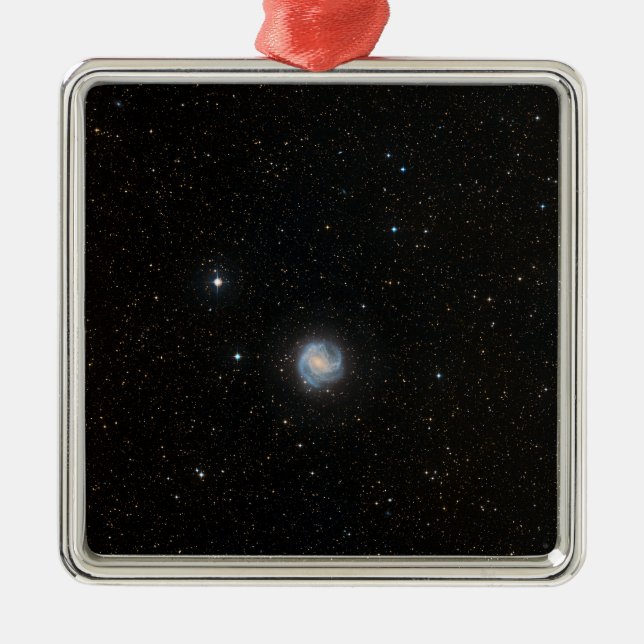 The Southern Pinwheel Galaxy 2 Metal Tree Decoration (Front)