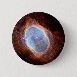The Southern Ring Nebula 6 Cm Round Badge