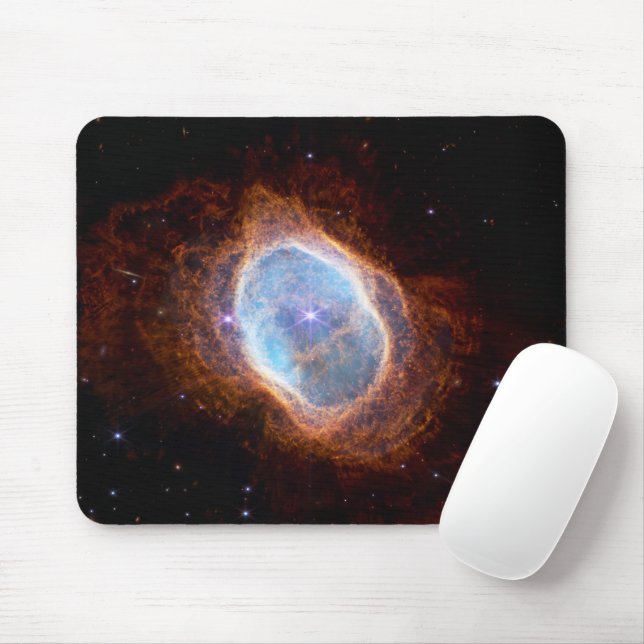 The Southern Ring Nebula Mouse Mat (With Mouse)