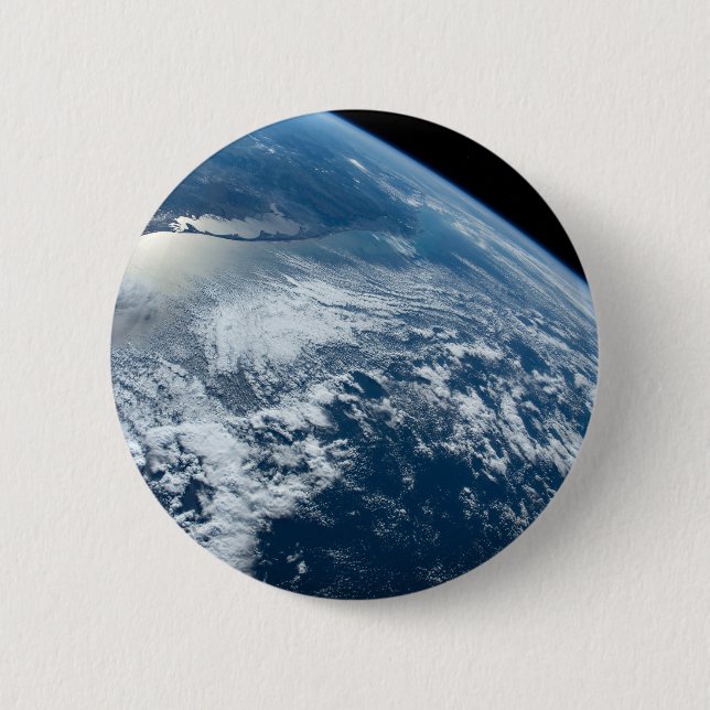 The Southern Tip Of Brazil Bordering Uruguay. 6 Cm Round Badge (Front)