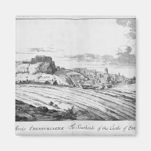 The Southside of the Castle of Edinburgh Magnet
