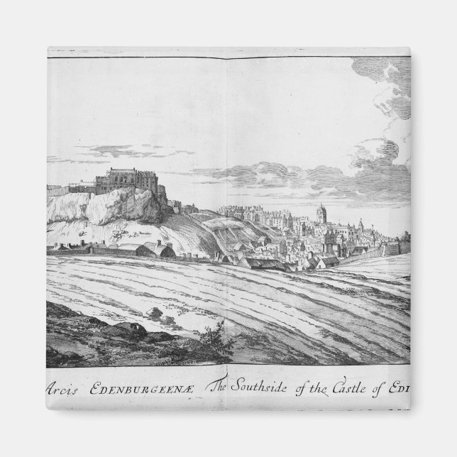 The Southside of the Castle of Edinburgh Magnet (Front)