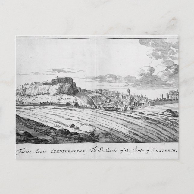 The Southside of the Castle of Edinburgh Postcard (Front)
