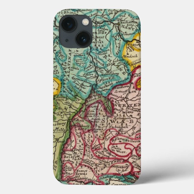 The southwest part of Germany Case-Mate iPhone Case (Back)