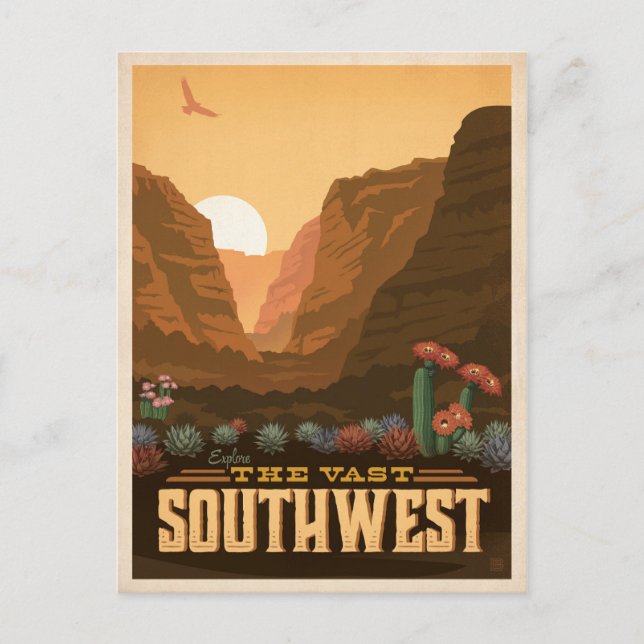 The Southwest | United States Postcard (Front)