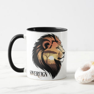 The Sovereign Lion Savannah Sunset Mug