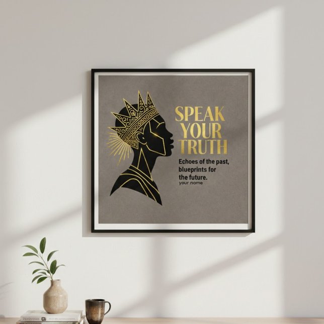 The Sovereign Voice: Echoes & Blueprints Poster (Creator Uploaded)