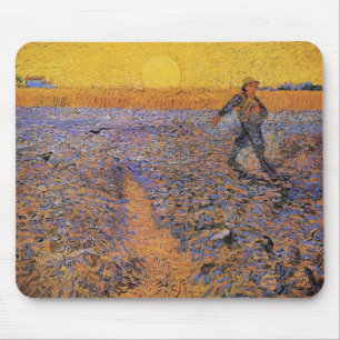 The Sower by Vincent van Gogh Mouse Mat