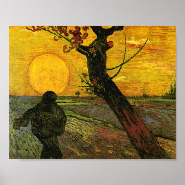 The Sower (F450) Van Gogh Fine Art Poster (Front)