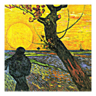 The Sower, fine art painting by Vincent van Gogh Photo Print