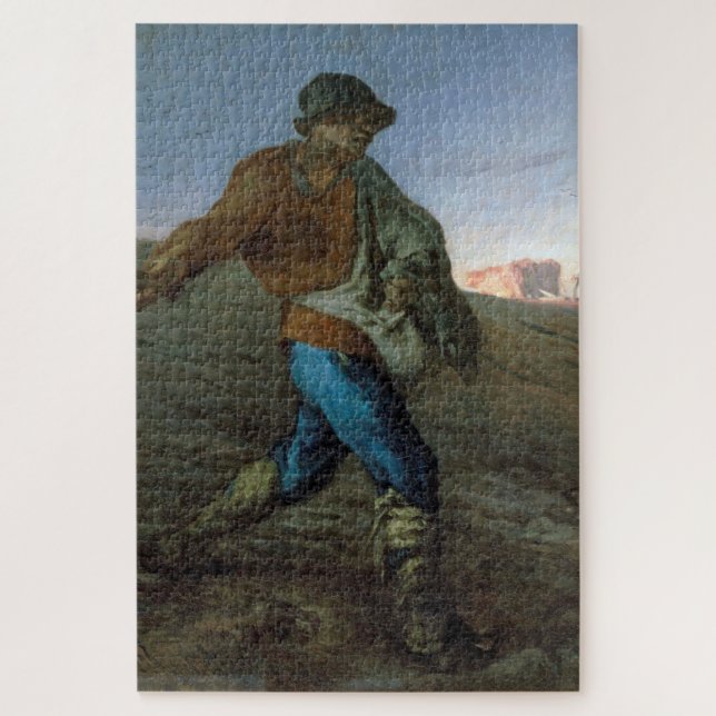 The Sower, Jean-Francois Millet Jigsaw Puzzle (Vertical)