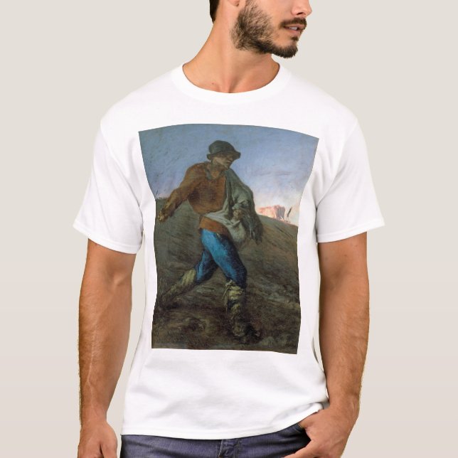 The Sower, Jean-Francois Millet T-Shirt (Front)