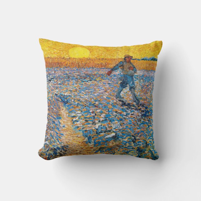 The Sower, Van Gogh Cushion (Front)